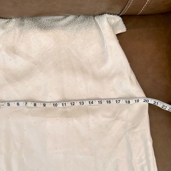 Y2K Beaded Slip Dress Vintage Silky Maxi Sex and the City Style - Picture 11 of 11